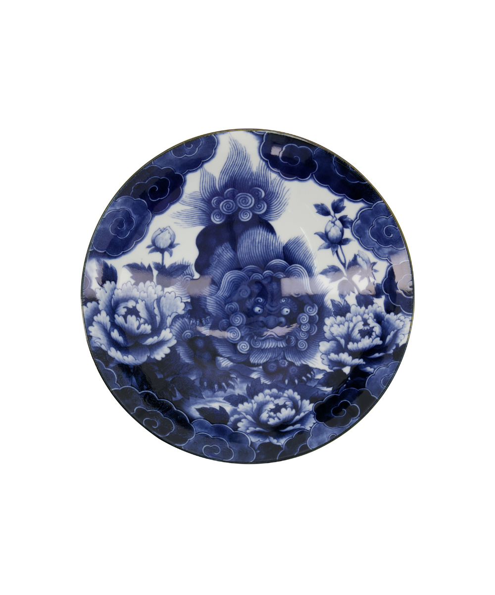 Japonism Lion Menbachi skål - Ø25,2 cm.